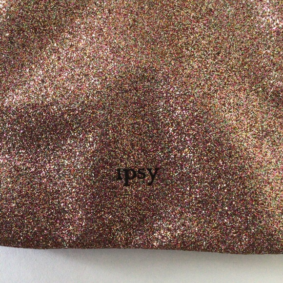 IPSY MULTI COLORED GLITTER COSMETIC BAG NWOT ISSUED MAY 2019 - Picture 5 of 7